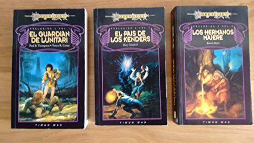 Estuche dragon lance preludios: los hermanos majere / el país de los kenders / el guardián de lunitari
