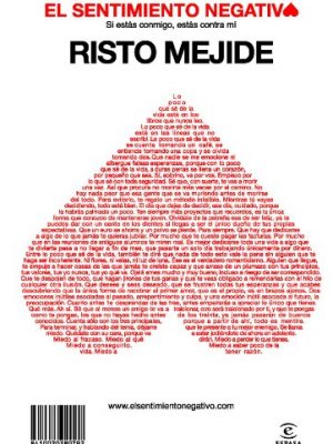 El sentimiento negativo