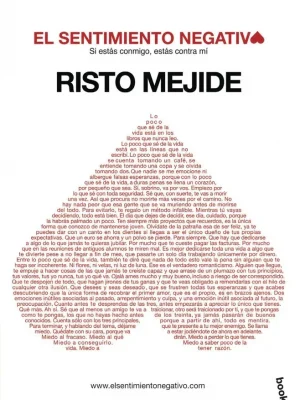 El sentimiento negativo