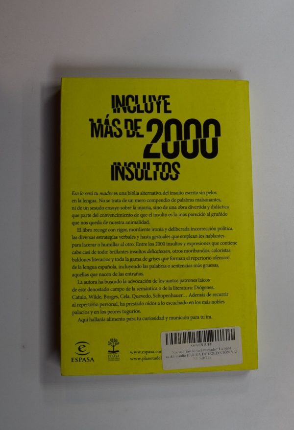 Eso lo será tu madre. la biblia del insulto