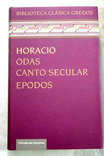 Odas; canto secular ; epodos