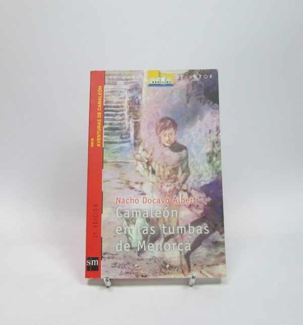 Camaleón en las tumbas de menorca