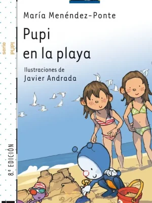 Pupi en la playa