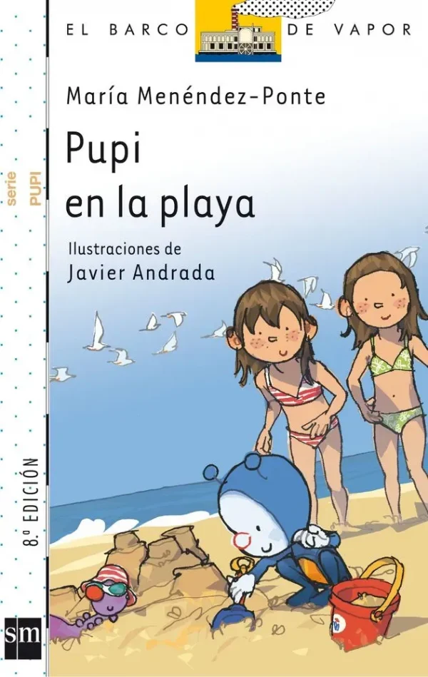 Pupi en la playa