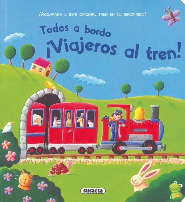 ¡viajeros al tren!