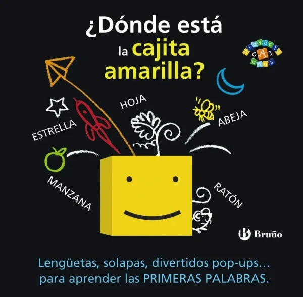 ¿dónde está la cajita amarilla?