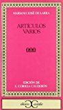 Artículos varios                                                                . (clasicos castalia. c/c.) (spanish edition)