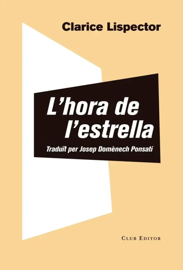 9788473292856_lhora-de-lestrella_front-1.webp L'hora de l'estrella