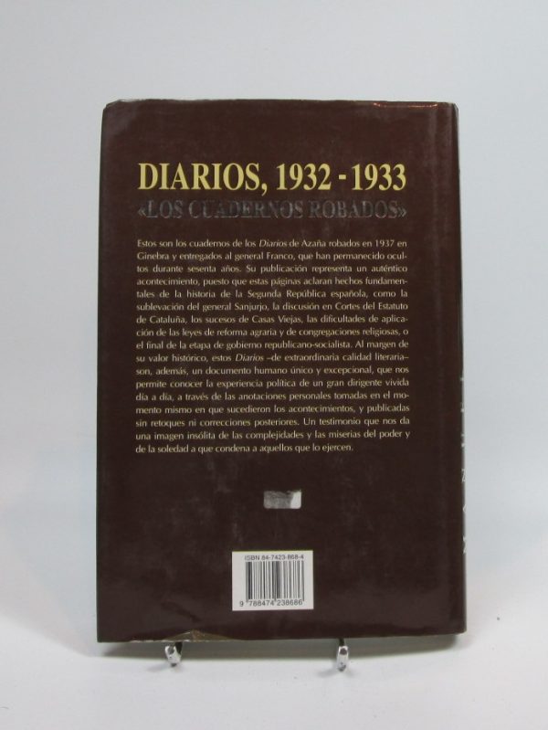 Manuel azaña. diarios 1932-1933, los cuadernos robados