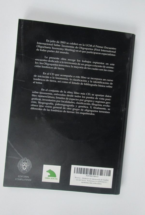 Avances en taxonomía de lombrices de tierra