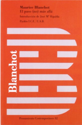 El paso (no) más allá: introducción de josé mª ripalda (spanish edition)