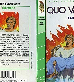 Quo vadis-a tale of the time of nero