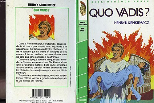 Quo vadis-a tale of the time of nero
