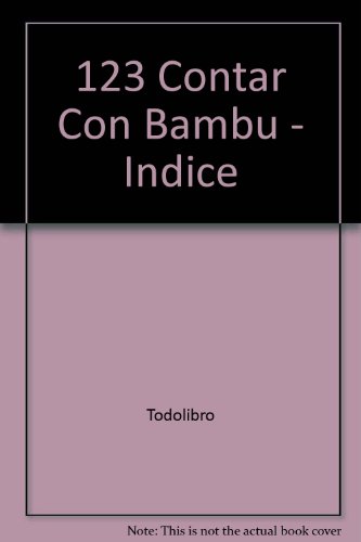 123 contar con bambu - indice (spanish edition)