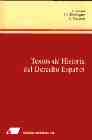 Textos de historia del derecho español