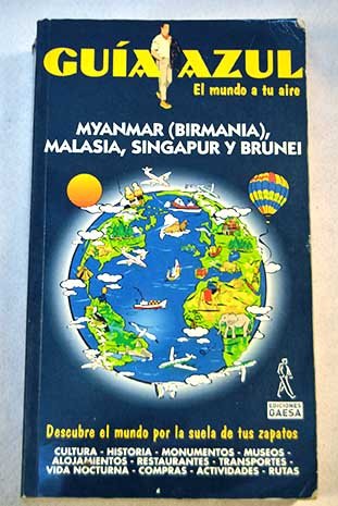 Myanmar (birmania). nueva guia azul (anaya).