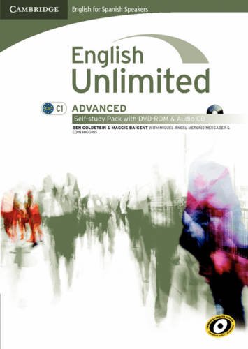 English unlimited for spanish speakers advanced self-study pack (workbook with dvd-rom and audio cd)