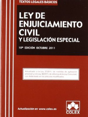 9788483423066_tlbley-de-enjcivil-y-legesp-10a-ed-spanish-edition_front-1.jpg Tlb.ley de enj.civil y leg.esp. 10ª ed. (spanish edition)