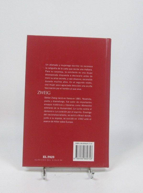 Carta de una desconocida ; leporella