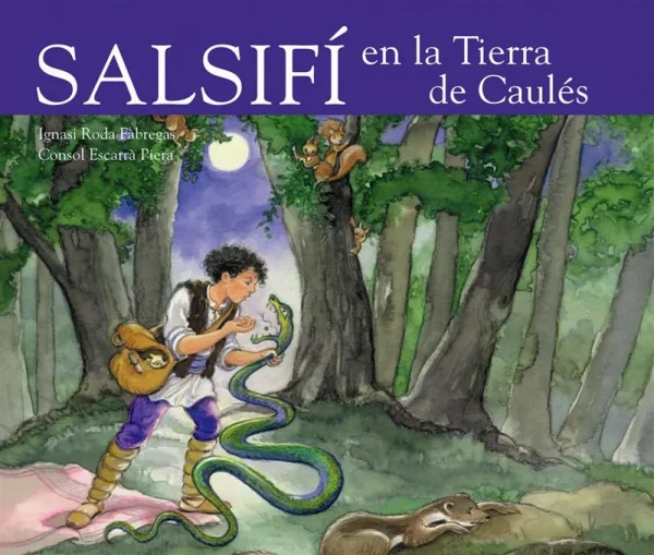 Salsifí en la tierra de caulés