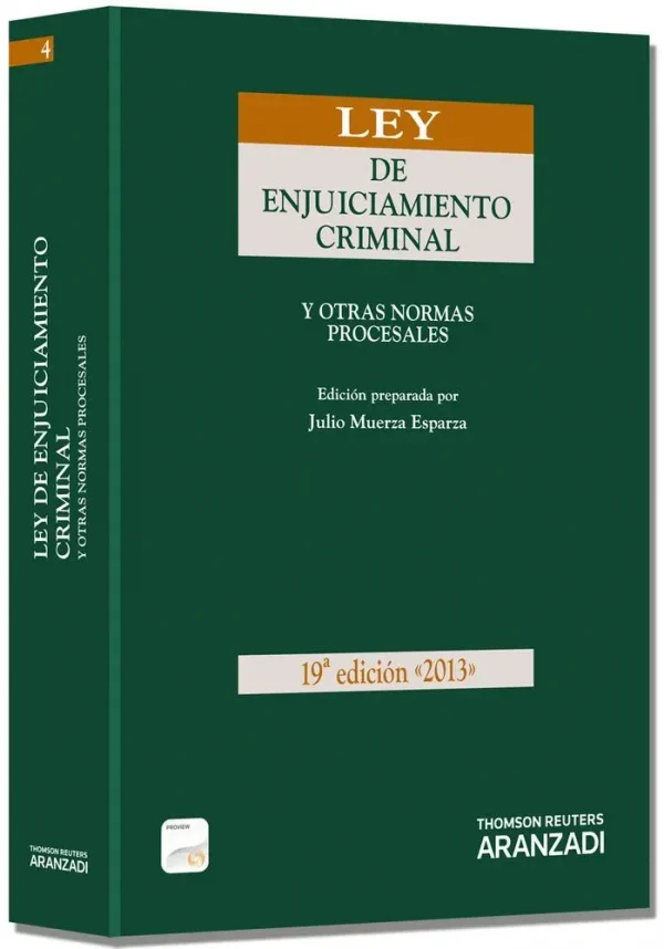 Ley de enjuiciamiento criminal (papel + e-book) - y otras normas procesales