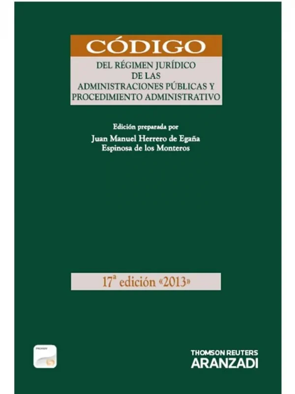 9788490147917_regimen-juridico-de-las-administraciones-publicas-y-procedimiento-administrativo-papel-e-book_front-1.webp RĂ©gimen jurĂdico de las administraciones pĂșblicas y procedimiento administrativo (papel + e-book)