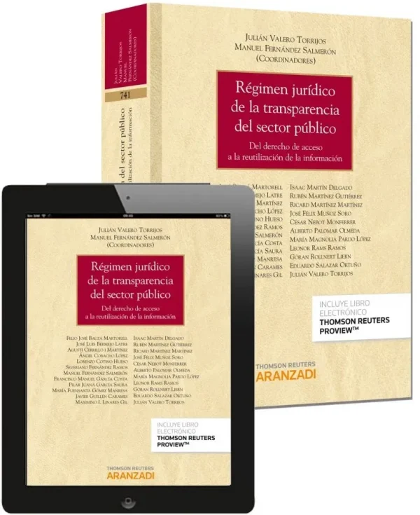 Régimen jurídico de la transparencia en el sector público (papel + e-book)