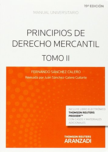 Principios de derecho mercantil tomo ii (p+eb) 19'ed
