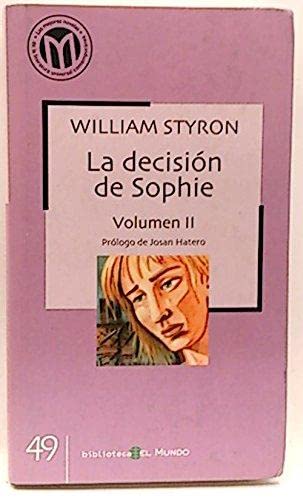 9788496075498_la-decision-de-sophie-vol-2_front-2.jpg La decisión de sophie, vol. 2