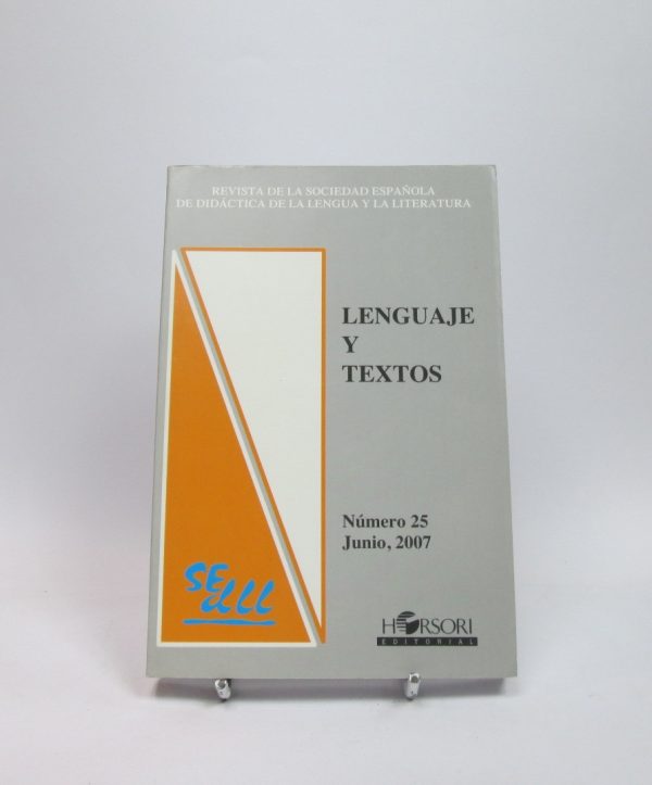9788496108370_lenguaje-y-textos-numero-25_front-3.jpg Lenguaje y textos. nĂșmero 25