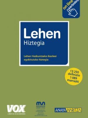 Lehen hiztegia (vox - lengua vasca) (basque edition)