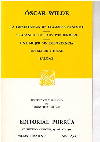 La importancia de llamarse ernesto (spanish edition)