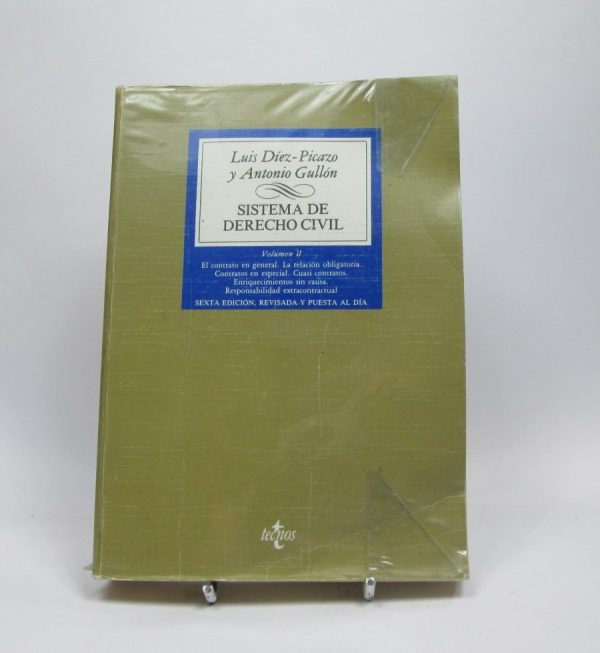Sistema de derecho civil. vol. ii, el contrato en general, la relación obligatoria, contratos en especial, cuasi contratos, enriquecimiento sin causa, responsabilidad extracontractual
